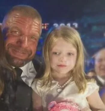 Murphy Claire Levesque With her Dad Photo