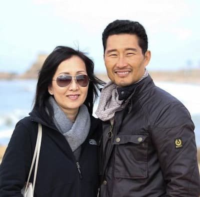 Mia Kim with husband Daniel Dae Kim Photo